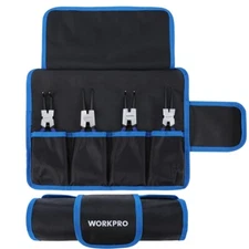 4PCS 7-inch Internal/External Snap Ring Pliers Set Heavy Duty Circlip Pliers Kit