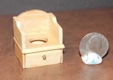 Dollhouse Miniature Baby Potty Chair 1:12 one inch scale P8 Dolllys Gallery