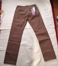 SAMURAI JEANS SJ42CP 15oz Heavy Chino Trousers One-Washed Size 32-40in Japan