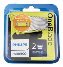 Philips OneBlade Replacement Blades, 2 Cartridges