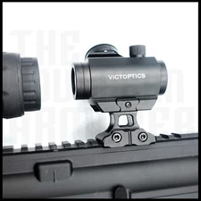 NEW TACTICAL RED DOT OPTIC SIGHT WITH FREE PICATINNY RAIL RISER MOUNT 3 MOA