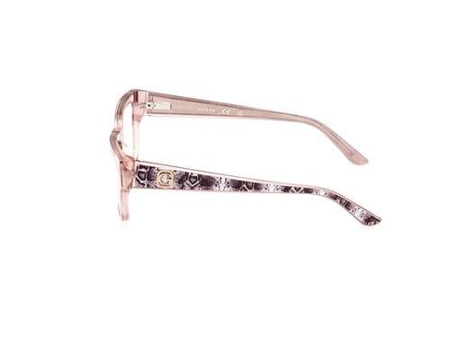 Guess GU50126 057 shiny beige 53/15/140 Damen Brillen - 第 3/4 張圖片