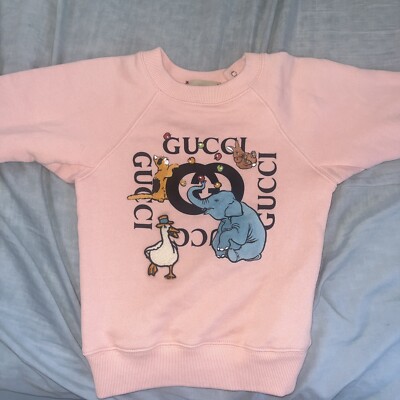 Pink Gucci Gucci Jumper For Kids Gucci Shirts Tops Gucci Baby Girl