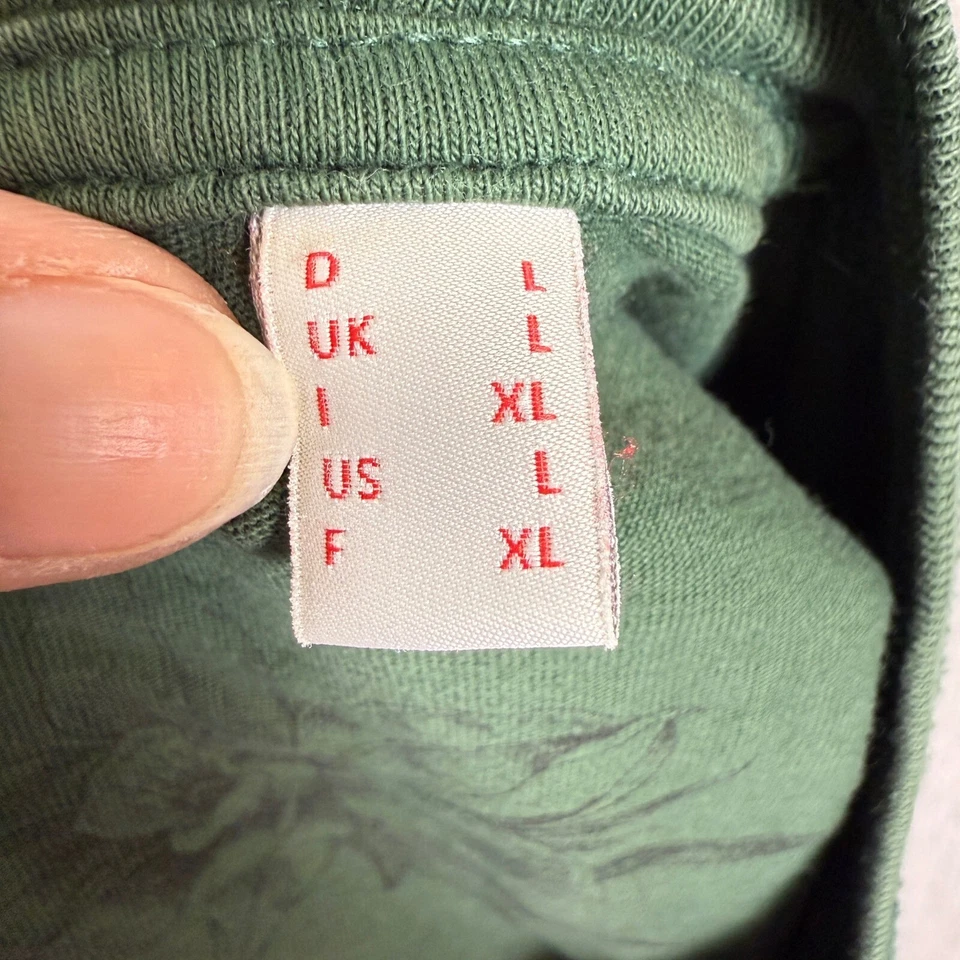 Esprit Clothing Co. T-Shirt Regular Fit Pocket Green Mens Size L 90s Y2K Preppy - Image 3 of 4