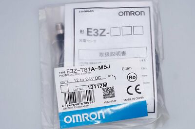 OMRON E3Z-T81A-M5J  Einweglichtschranke (Sender Empfänger)  OVP,  NEU