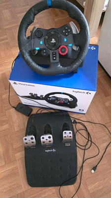 Logitech G29 Driving Force Rennlenkrad mit Pedalen, USB, für PS5/PS4/PS3
