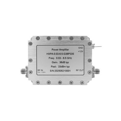 30MHz -6.5GHz Ultra-wide Band 36dB 2W RF Power   High Quality RF Accessory *yt