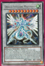 DRAGO STELLARE MAESTOSO (Majestic) Rara • DP10 IT017 • heavy play • Yugioh! #2