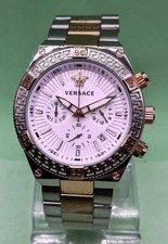 Awesome Versace Chronograph Date Indicator Quartz Analog Men's Wrist Watch