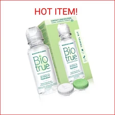 Biotrue Contact Solution, Multi-Purpose Solution with Lens Case, Cleans, Conditi