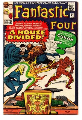 FANTASTIC FOUR #34 (1965) - GRADE 6.0 - GEORGE R.R. MARTIN LETTER TO EDITOR