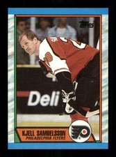  100 Kjell Samuelsson 28 Hockey 1989 Topps Flyers Sports Trading Card 