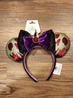 Disney Parks Snow White Evil Queen Poison Apple Ear Ears Headband New 2024 Disney Parks Snow White Evil Queen Poison Apple Ear Ears  main image 4