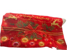 Merry Christmas Banner for Christmas Decorations - Large, 75x44 Inch, Red