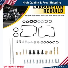 Carburetor Carb Rebuild Kit Fits Yamaha V-STAR 1100 XVS1100 CUSTOM 1999-2009