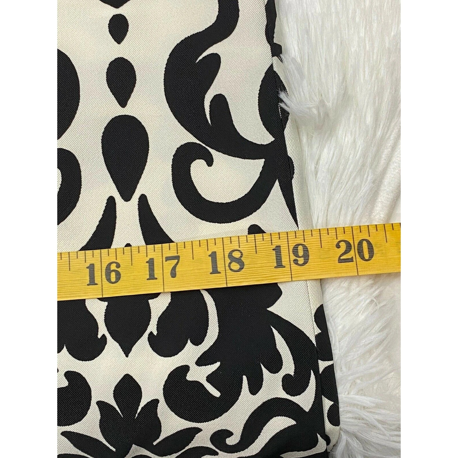 Abito donna ALYX taglia 6 barocco nero avorio senza maniche foderato con corpetto