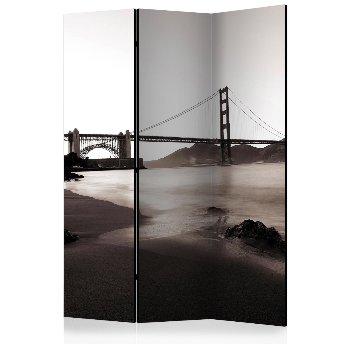 Paravent salon Golden Gate Bridge cloison amovible pour créer un coin nuit moderne