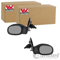 2X Van Wezel AußEnspiegel Links+Rechts Passend FüR Peugeot 206 | AsphÄRisch