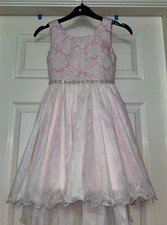 Image of Girls' Floral Pink Dress