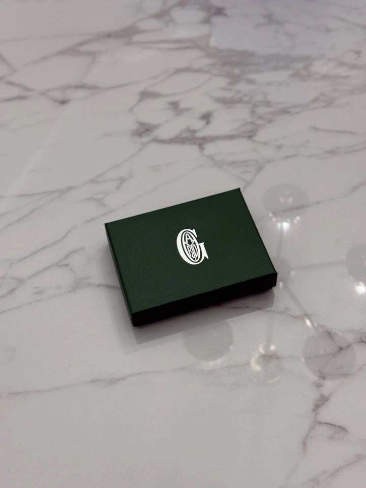 Cartera de bolsillo delgada tarjetero blanco pera Foto 4 de 4