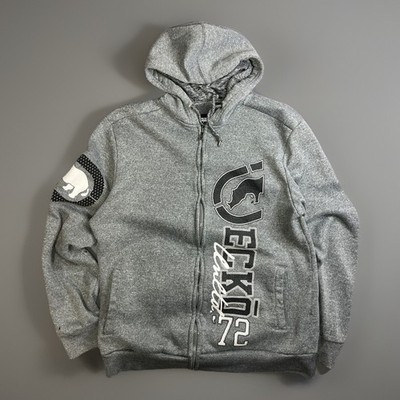 Y2K Ecko Unltd Zip Up Jacket Hoodie Size L