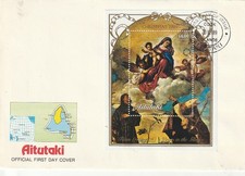 AITUTAKI FDC NOEL 20.11.1989 BON ETAT