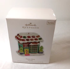 2011 Hallmark Keepsake Ornament Flower Shop Noelville with box