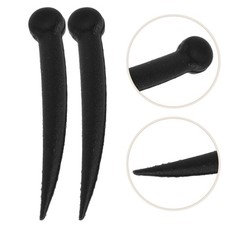 100pcs Black Bird Beak - Plastic Beak Inserts for DIY Crafting - Artificial