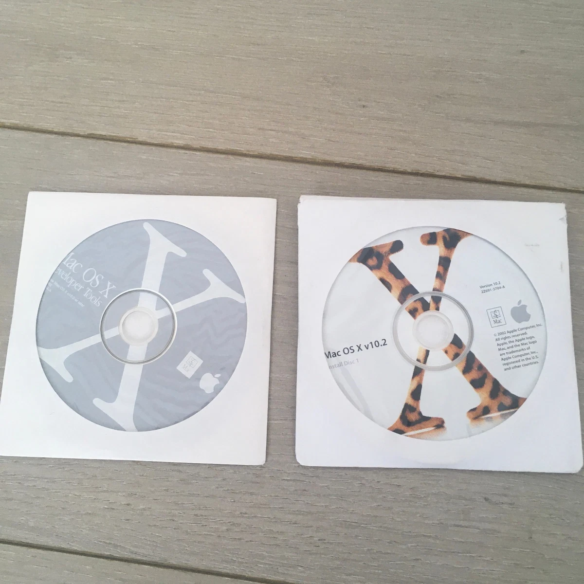Apple Mac OS X 10.2, Jaguar CD Operating System Software for sale