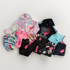 Justice Girls M 10 Mixed Lot of 11 Hoodie Leggings Jogger Shorts Tank Casual NEW