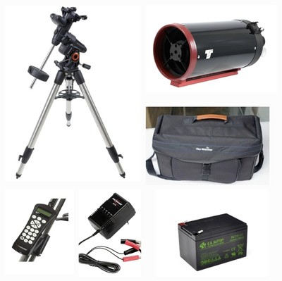 Teleskop Celestron Advanced VX + TS Optics 6'' + viel Zubehör