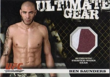 2009 Topps UFC Round 1 Ben Saunders Relics 441/500
