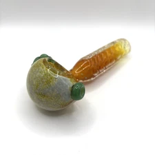 5" Glass Smoking Bowl Hand Pipe Tobacco SALE USA Green Flower
