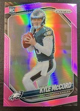 2025 Panini Prizm - Rookies Kyle McCord #377 Pink Prizm (RC)