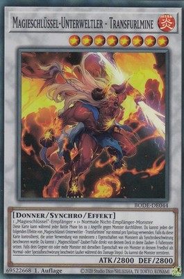 Magieschlüssel-Unterweltler - Transfurlmine BODE-DE044 Yugioh