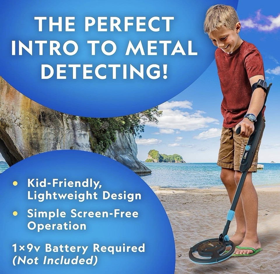 National Geographic Starter Metal Detector Kit for Kids Kids Metal