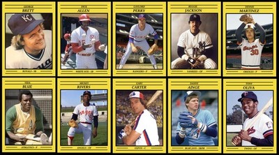 Hand Made BASEBALL Art Photo CARDS 104 Different 2.5'' x 3.5'' HOFers Stars U-PICK
