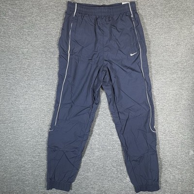 Nike Solo Swoosh Track Pants Navy Blue Tapered Men's Size Small