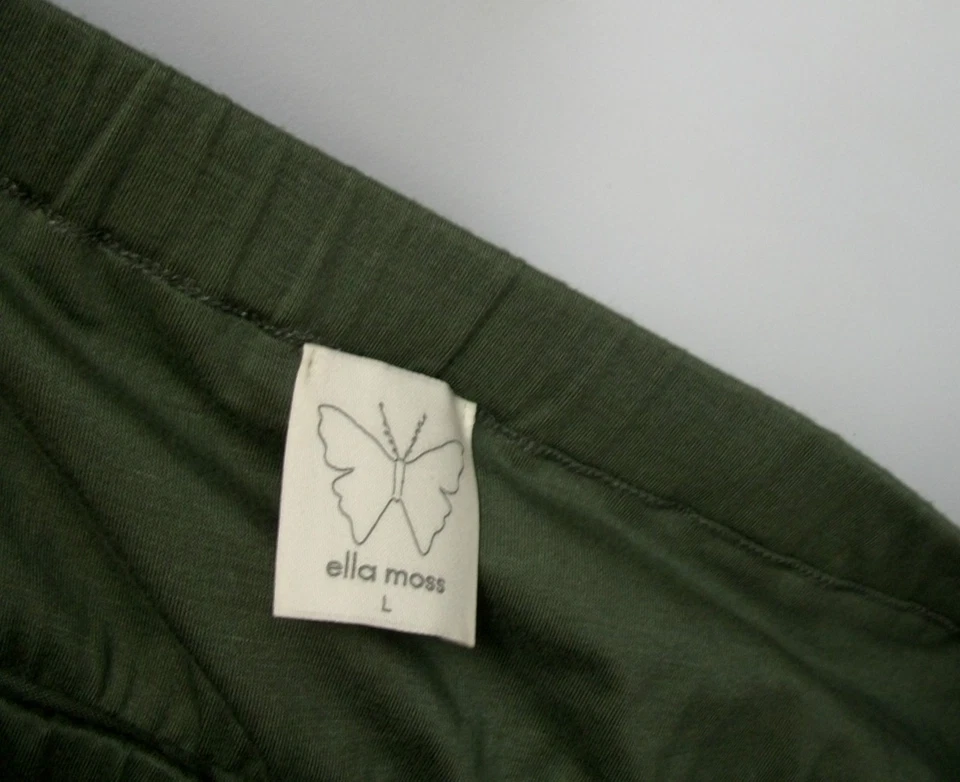 NEW ELLA MOSS FABULOUS SAGE SUPER SOFT JERSEY STRAPLESS TUBE TOP JUMPSUIT ROMPER - Image 4 of 4