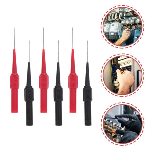  6 Pcs Nylon Test Probe Volt Meter Probes Kit Wire Piercing Tool - Photo 1/10