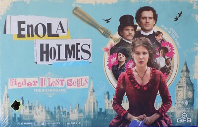 ENOLA HOLMES Finder of Lost Souls Boardgame Movie Based Game GF9 2022