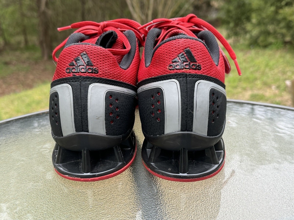 Adidas Adipower Men's Size 11.5 Weightlifting Shoes Black Red