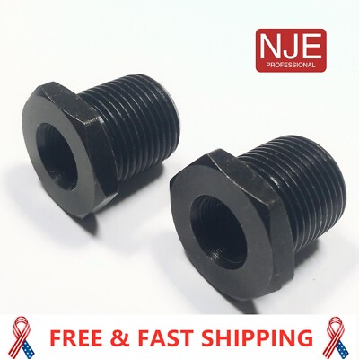 2 Pack Steel Thread Adapter Convert 1/2x28 to 13/16X16