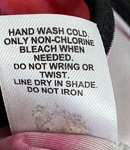 Magellan Racerback Tankini Schwimm Oberteil Stretch rosa schwarz gelb weiß gestreift Gr. 4 - Bild 8 von 8