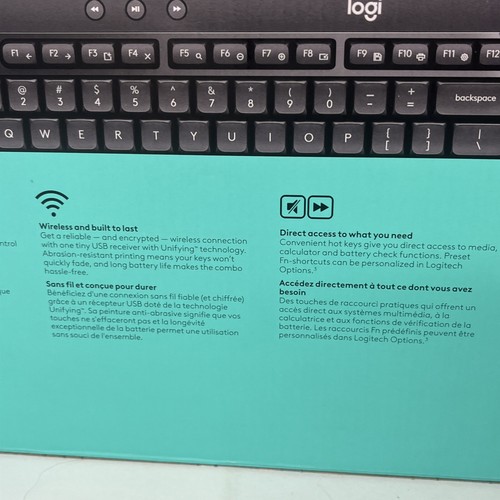 Logitech MK540 Full-size Advanced Wireless Membrane Keyboard & Mouse Combo - Photo 7/13