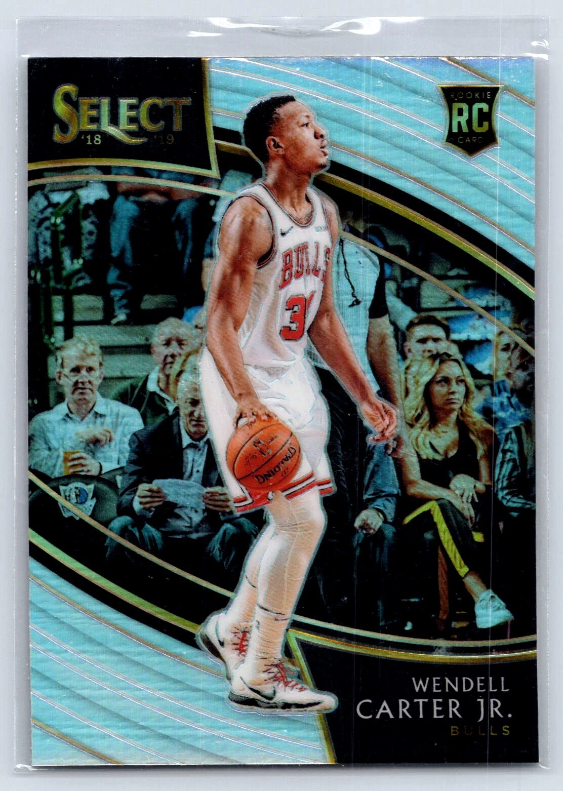 2018-19 Panini Select #269 Wendell Carter Jr. Courtside Silver Prizm Rookie Card