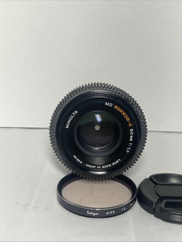 Minolta MC 50mm f1.4 Rokkor-X PG Lens US Seller Tested Working - Picture 3 of 5