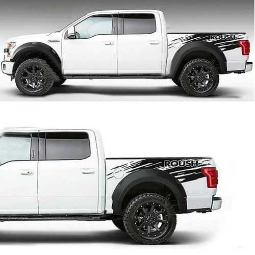Carrocería deportiva maletero mate calcomanía gráficos a rayas para Ford F150 F-150 Raptor - Imagen 6 de 7