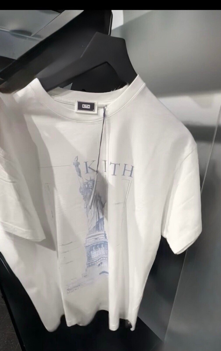 🗽EXCLUSIVE🗽 Kith NYC Liberty Drawing Vintage Tee | XL | IN