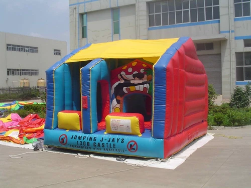 4mx4m Pirate JumpnSlide Combo **Commercial ** USED MASSIVE JUMPING CASTLE SALE - Picture 1 of 10